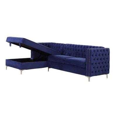Sullivan contemporary velvet sofa