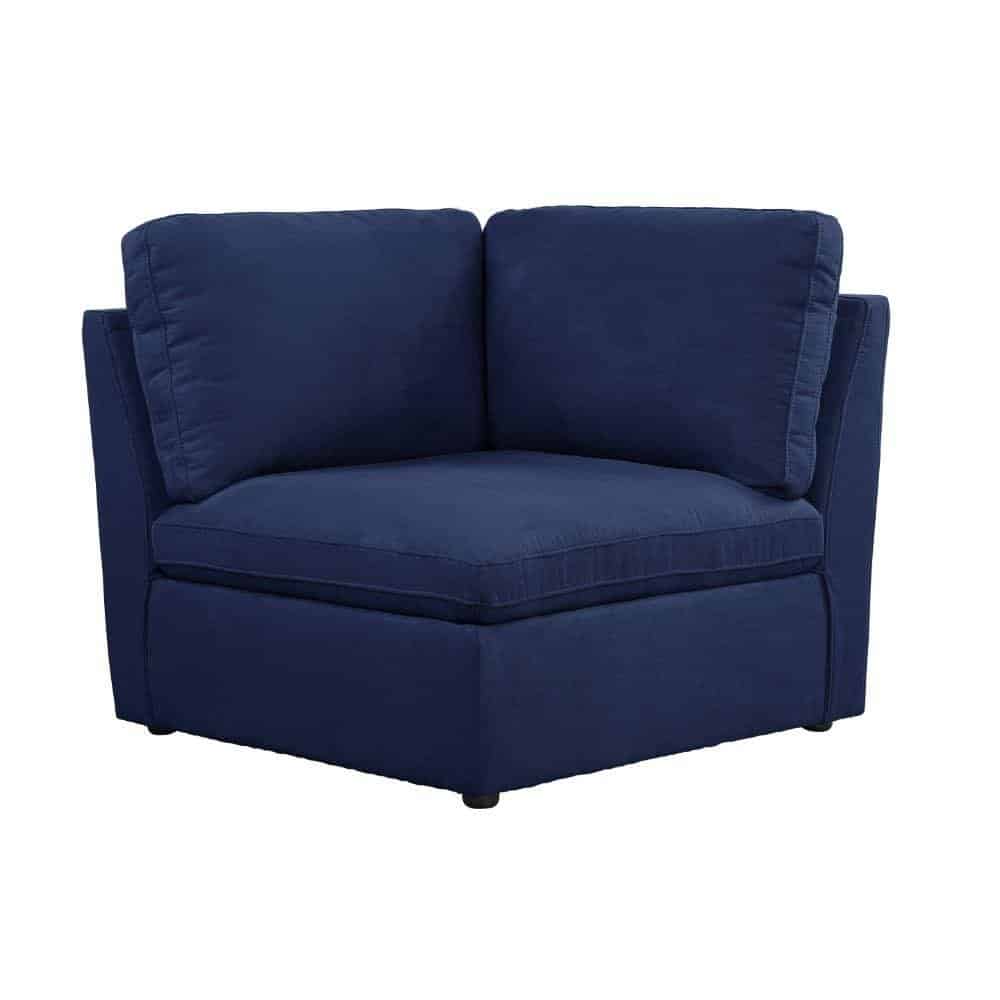 Crosby blue modular sectional sofa