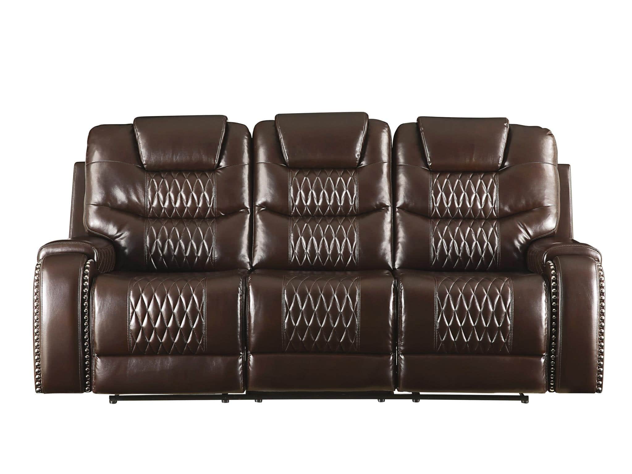 Braylon Reclining Leather Sofa Set - Image 3