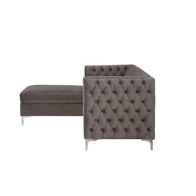 Sullivan contemporary velvet sofa