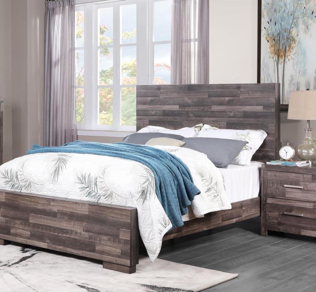Alternative view of Juniper Rustic Wood Bedroom Set
