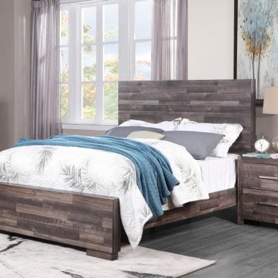 Alternative view of Juniper Rustic Wood Bedroom Set
