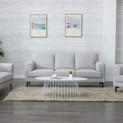 Kyrene Light Grey Sofa Set