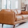 Macadamia Cognac Leather Sofa