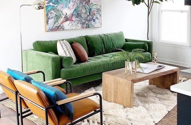 Roma Emerald Green Sofa