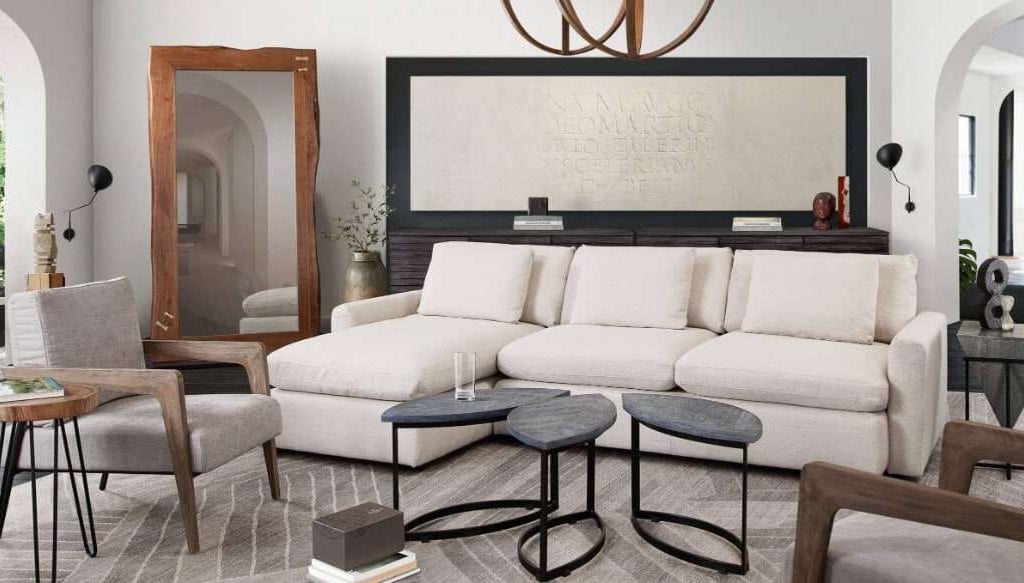 Arcadia 2 pc Reversible Sectional Sofa