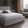 Cloud Bed Grey Upholstery