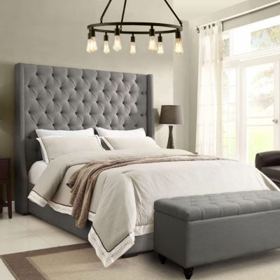 Alternative view of Park Avenue Bed With Tall Headboard