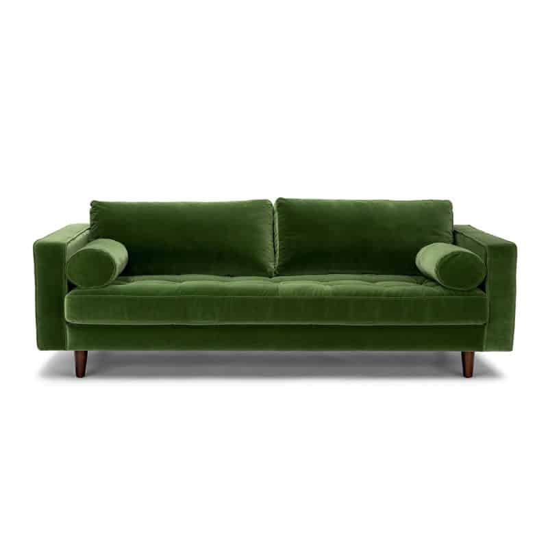 Roma emerald green sofa