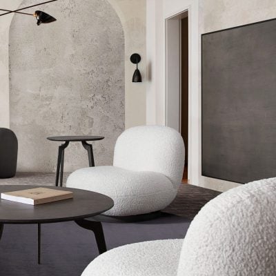 Simone Curved White Chair By Diamond Sofa