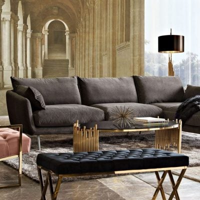 Vantage Feather Down Sectional Sofa By Diamond Sofa