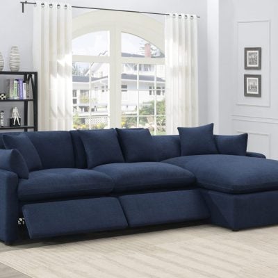 Destino Blue Sectional Sofa 651551P-S3