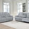 Waterbury Grey Reclining Sofa Set