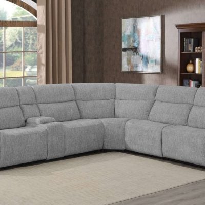 Wagner Grey Reclining Sectional Sofa 609510PP