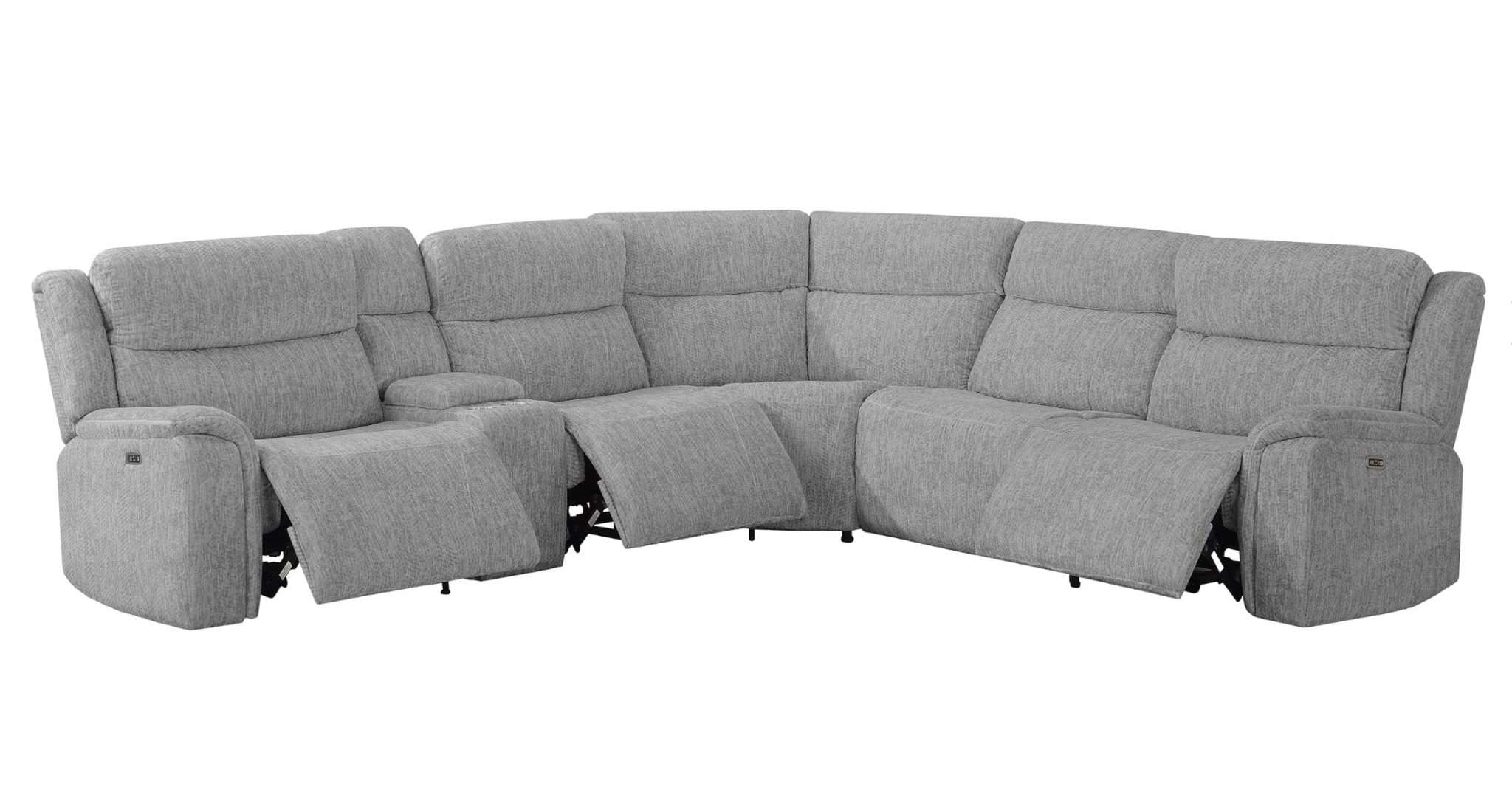 Wagner Grey Reclining Sectional Sofa 609510PP