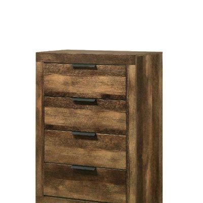 Morales Rustic Wood Chest