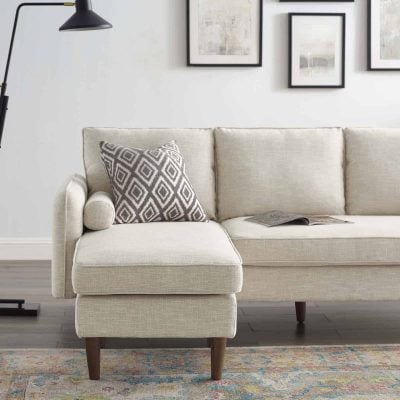 Revive small beige sectional sofa