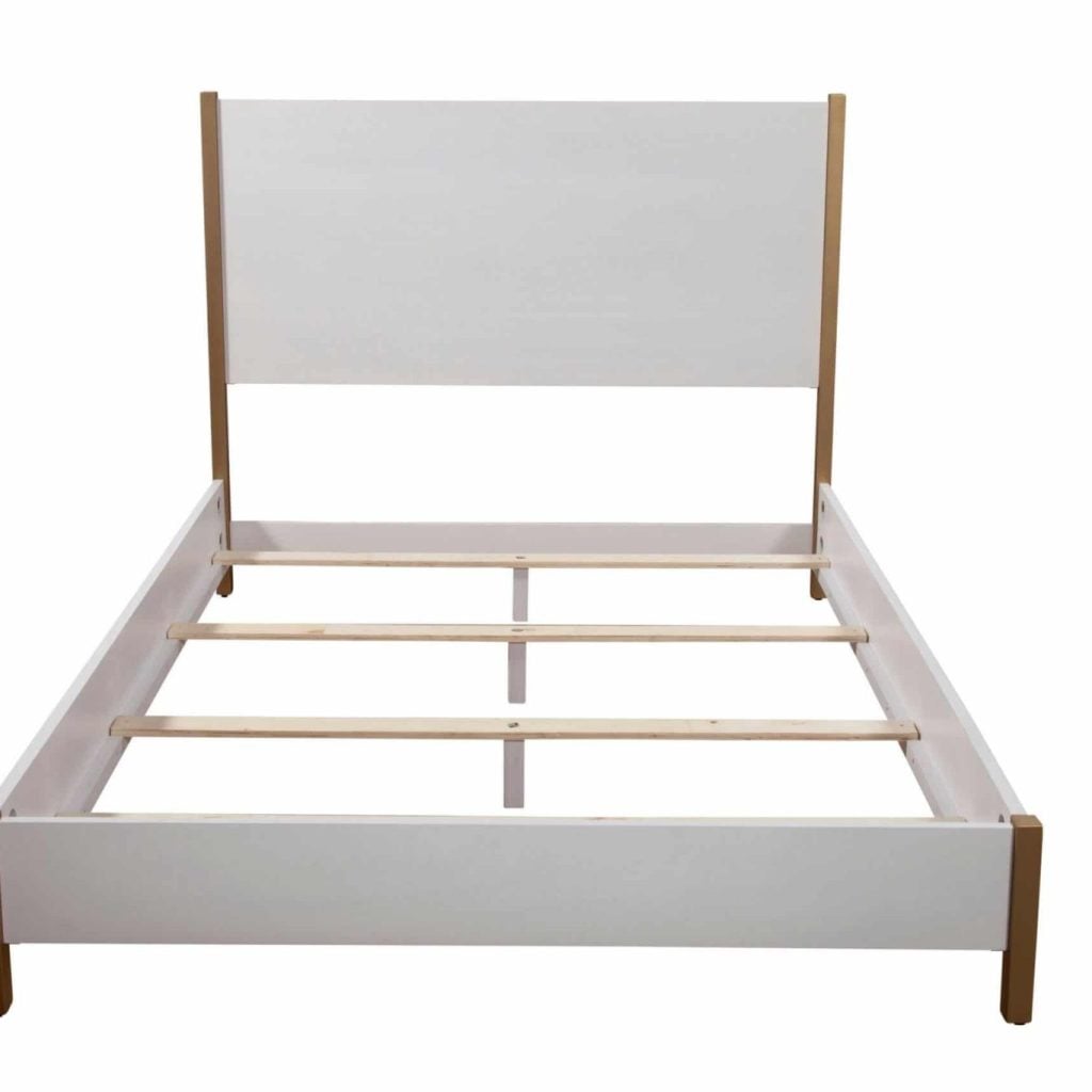 Madelyn White Panel Bed