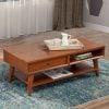 Flynn Solid Pine Wood Coffee Table