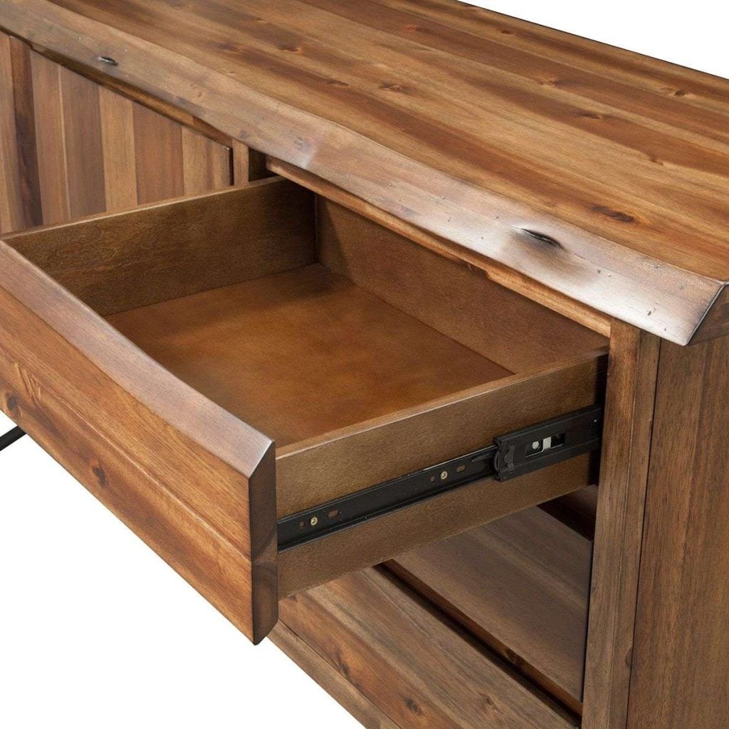 Live Edge Solid Acacia Wood Dining Server