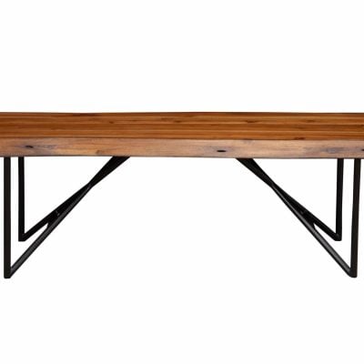 Live Edge Solid Acacia Wood Dining Set