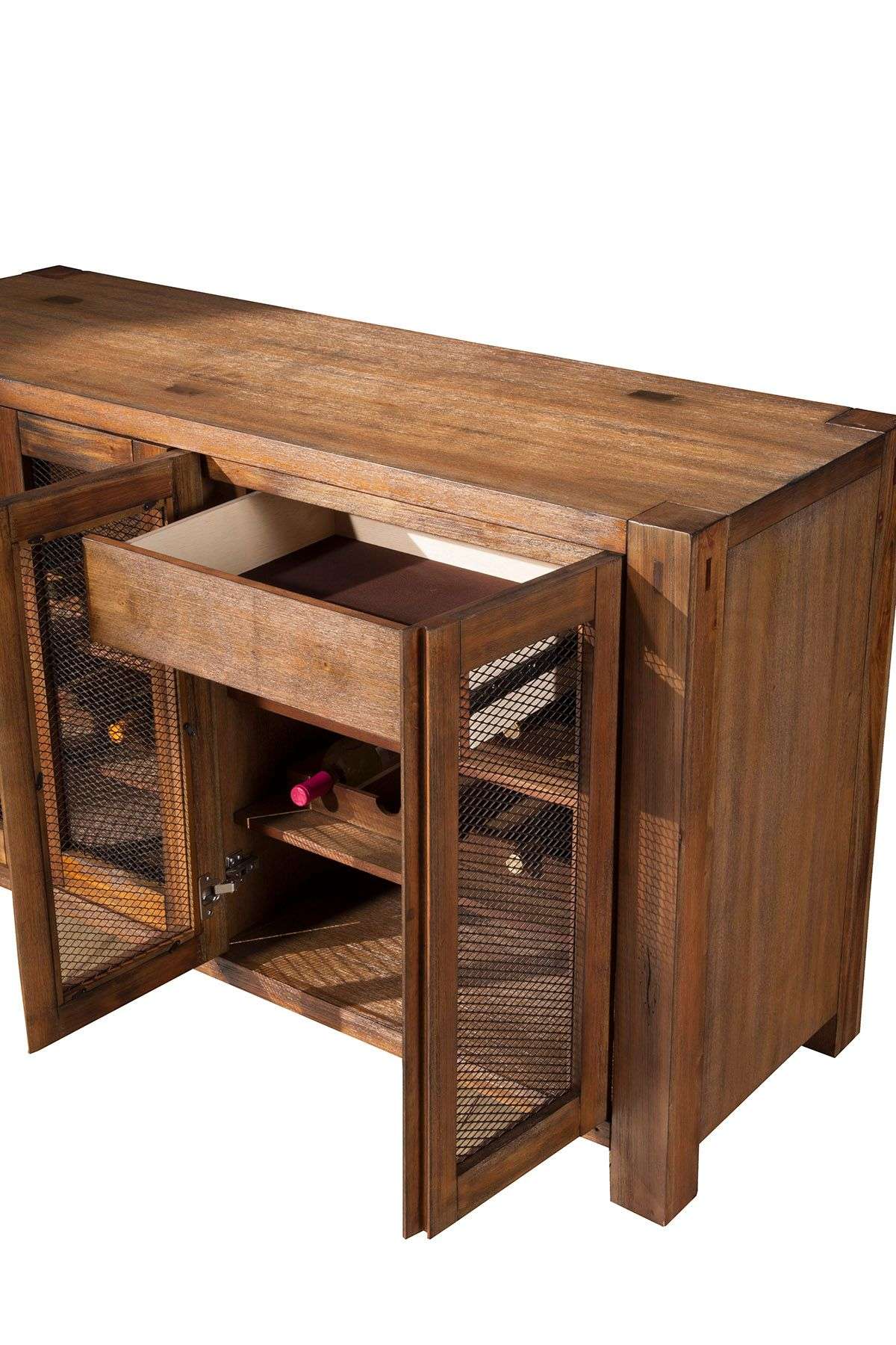 Shasta Solid Mahogany Wood Server KFROOMS Furniture Sale