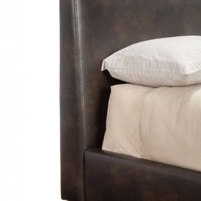 Sophia Gray Leather Bed