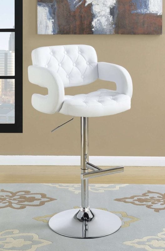 Leena white Bar Chair