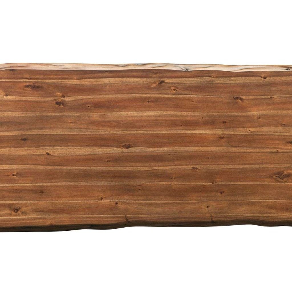 Live Edge Solid Acacia Wood Dining Set table