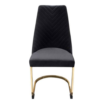 Vogue black chair by diamond sofa