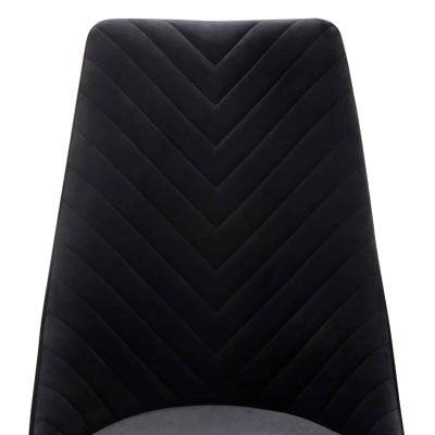 Vogue black chair by diamond sofa