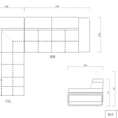 Divani Casa Myst White Leather Sectional Sofa