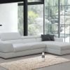 Divani Casa Pella White Sectional Sofa