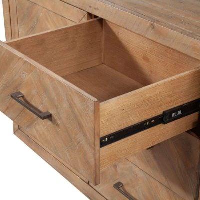 Aiden Solid Pine Wood Server