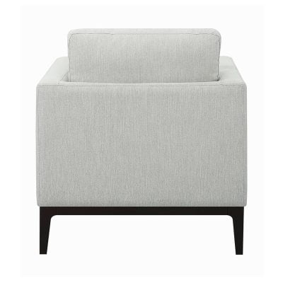 Apperson Cushioned Back Chair Light Grey Coaster 508683