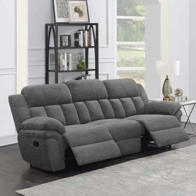 Lindell Charcoal Gray Reclining Sofa 609541