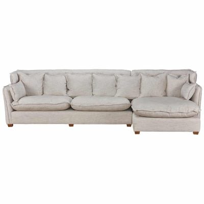 2300sc14_1 leona fabric beige sectional sofa