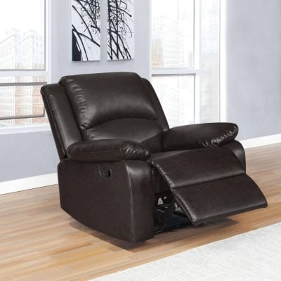 Boston Reclining Leather Sofa Set