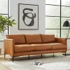 Abigail top grain leather sofa