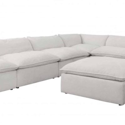 Divani Casa Kellogg White Sofa