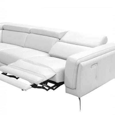 Divani Casa Gilsum modern white leather Sectional Sofa Divani Casa Gilsum Sectional Sofa