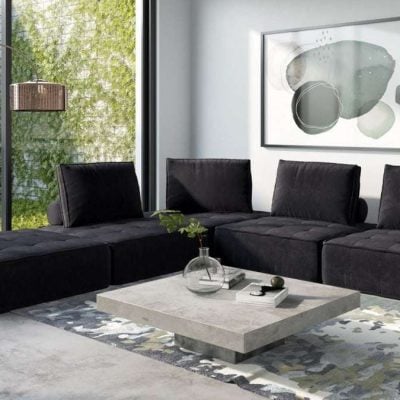 Divani Casa Nolden Sectional Sofa