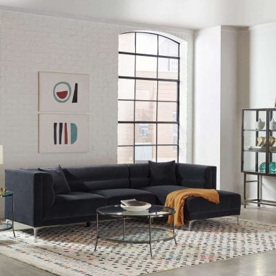 Hetfield Blue Sectional Sofa 509090