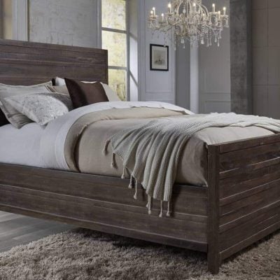 Townsend Panel Wood Bed