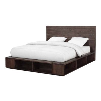 Mckinney Pine Wood Storage Bed