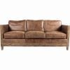 Darlington Top Grain Grazed Brown Leather Sofa