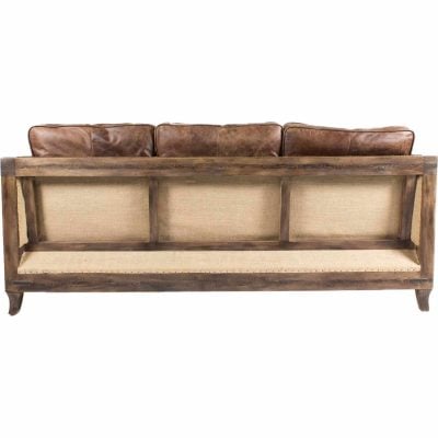 Darlington Top Grain Grazed Brown Leather Sofa