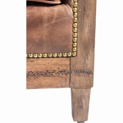 Darlington Top Grain Grazed Brown Leather Sofa