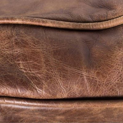 Darlington Top Grain Grazed Brown Leather Sofa