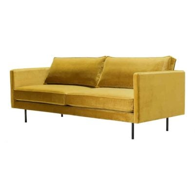 Raphael Mid Century Mustard Sofa